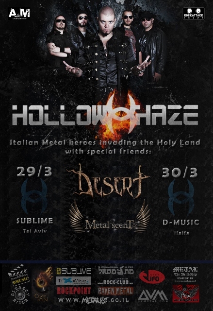 10.11.2011 - HOLLOW HAZE mini tour+Desert and Metal Scent